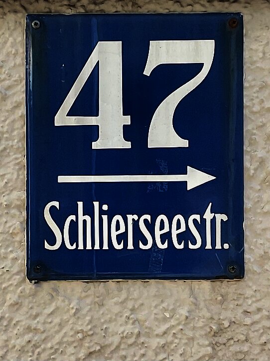 Hausnummer Schlierseestraße 47